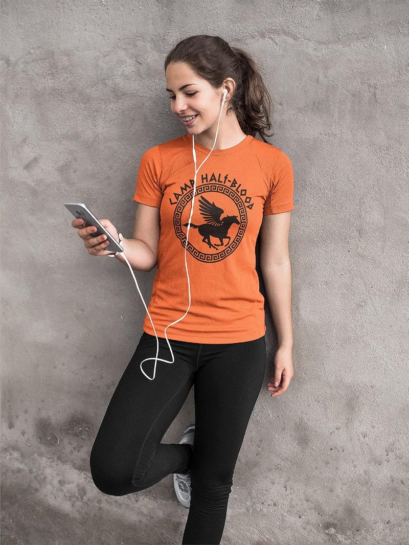 Affect Design Studio Store Camp Half-Blood Orange Shirt - Image 3